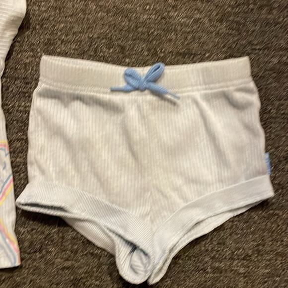 Bluey Toddler Girls Tee and Ribbed Shorts Set Size 3T Drawstring Shorts Tee - Picture 4 of 6